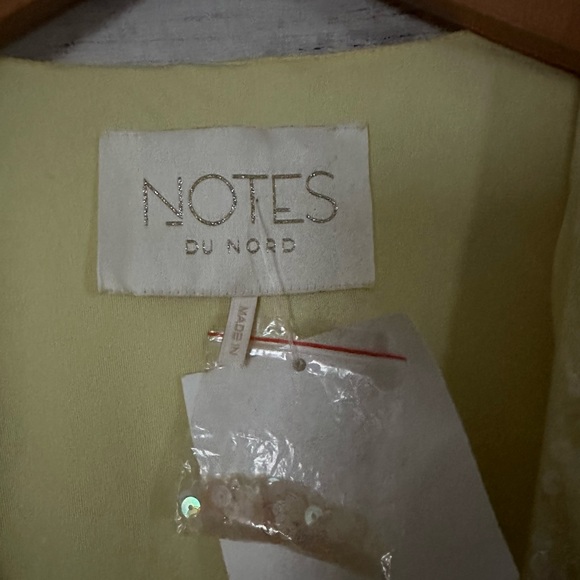 Notes Du Nord Sequins Blouse Size 38 - Picture 6 of 8